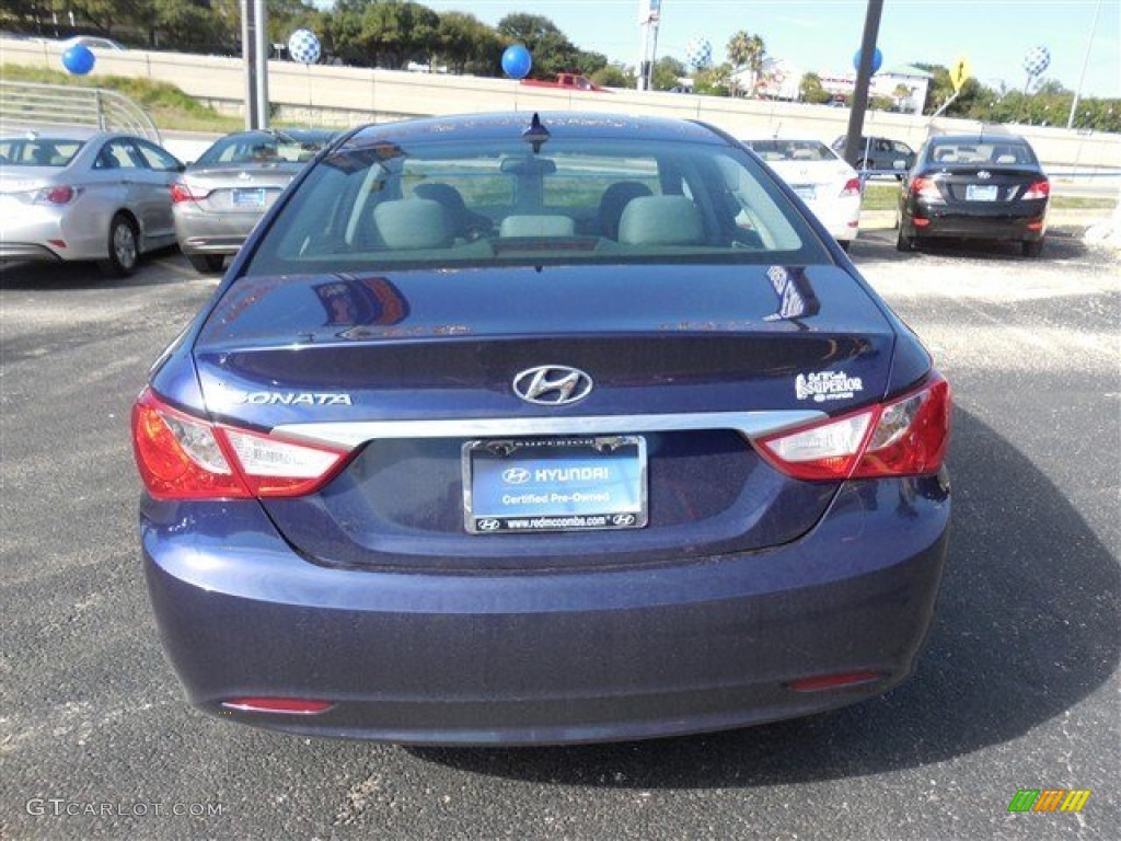 2013 Sonata GLS - Indigo Night Blue / Gray photo #8