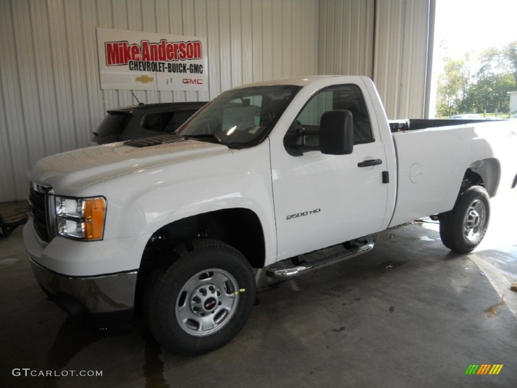 2014 Sierra 2500HD Regular Cab 4x4 - Summit White / Dark Titanium photo #1