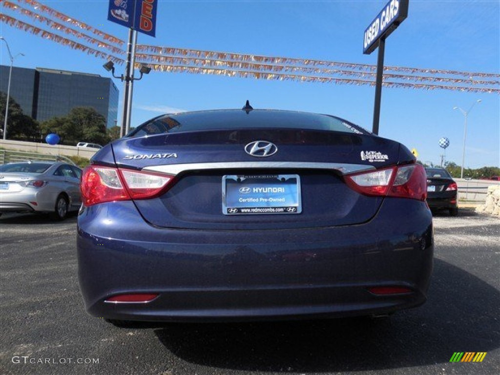 2013 Sonata GLS - Indigo Night Blue / Gray photo #9