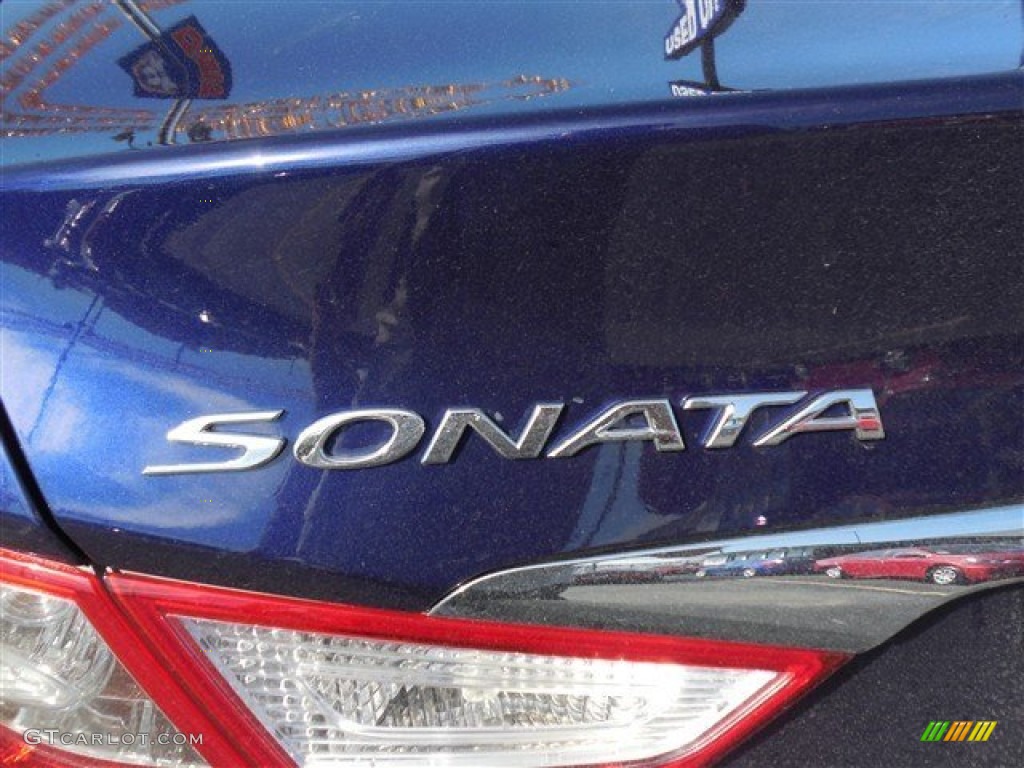 2013 Sonata GLS - Indigo Night Blue / Gray photo #10