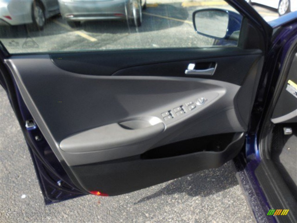2013 Sonata GLS - Indigo Night Blue / Gray photo #11