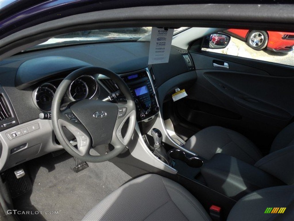 2013 Sonata GLS - Indigo Night Blue / Gray photo #12