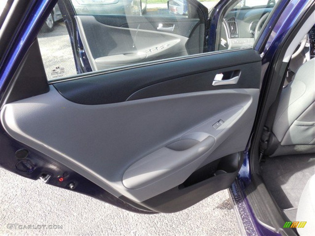 2013 Sonata GLS - Indigo Night Blue / Gray photo #14