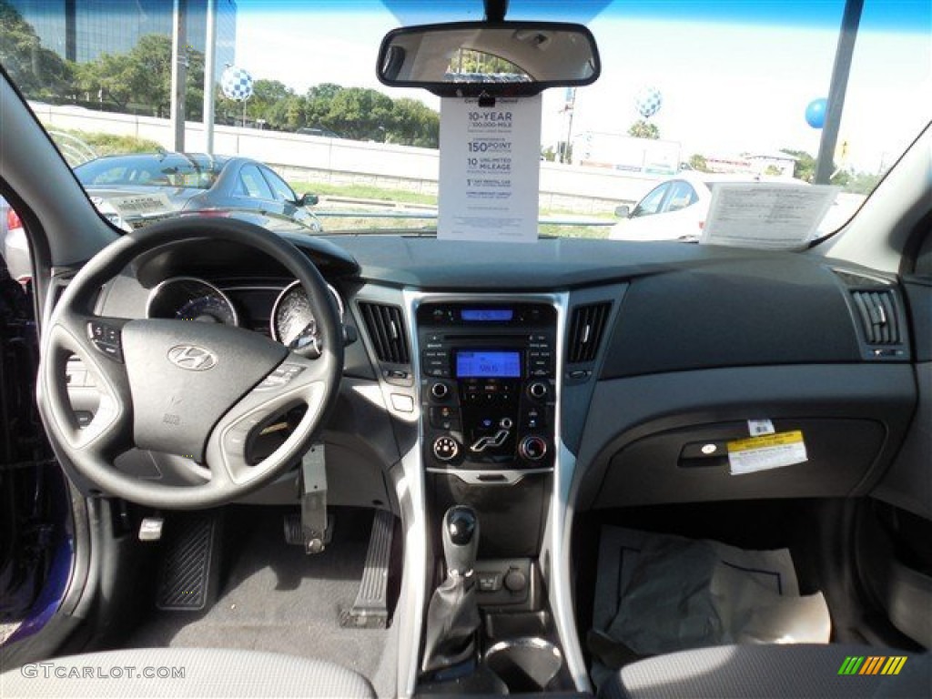 2013 Sonata GLS - Indigo Night Blue / Gray photo #16