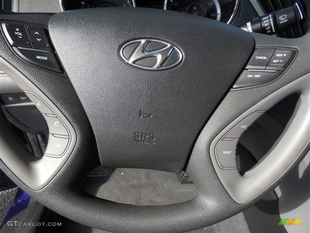 2013 Sonata GLS - Indigo Night Blue / Gray photo #22