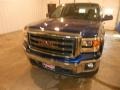 2014 Cobalt Blue Metallic GMC Sierra 1500 SLE Crew Cab 4x4  photo #2