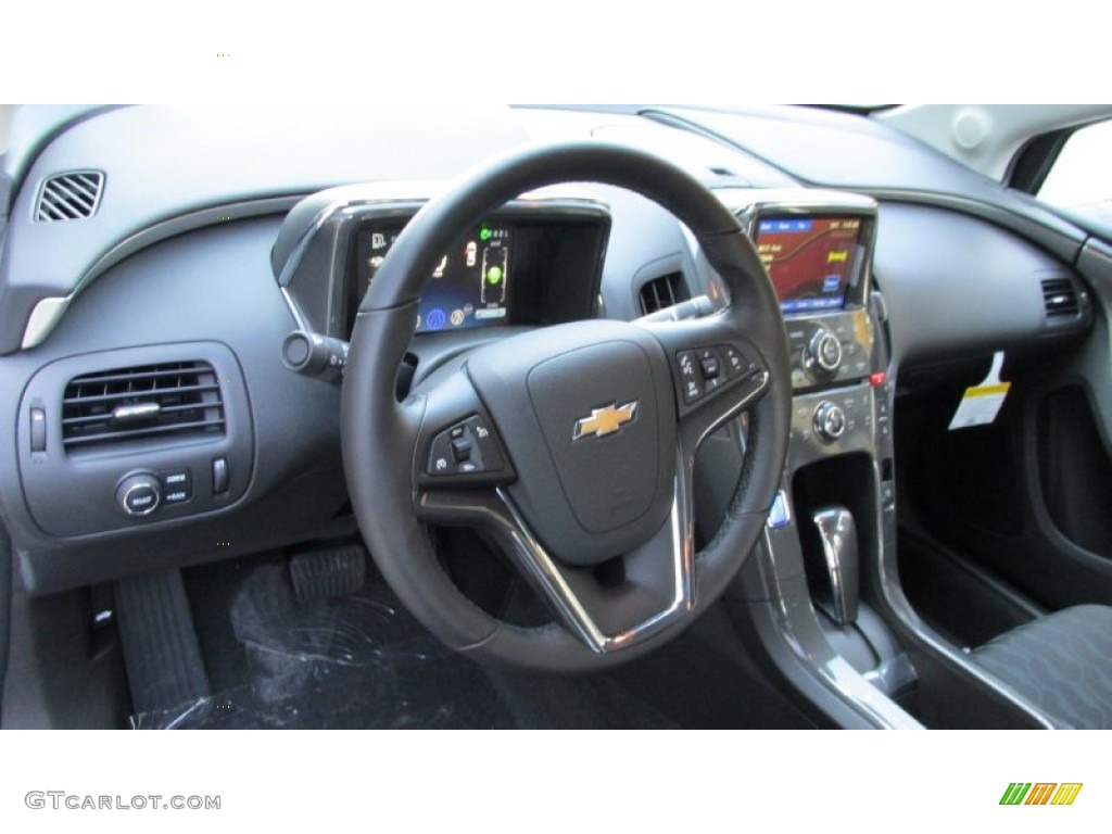 2014 Chevrolet Volt Standard Volt Model Jet Black/Dark Accents Dashboard Photo #86988533