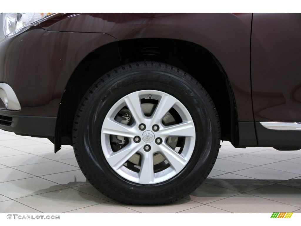 2012 Highlander SE 4WD - Sizzling Crimson Mica / Ash photo #28