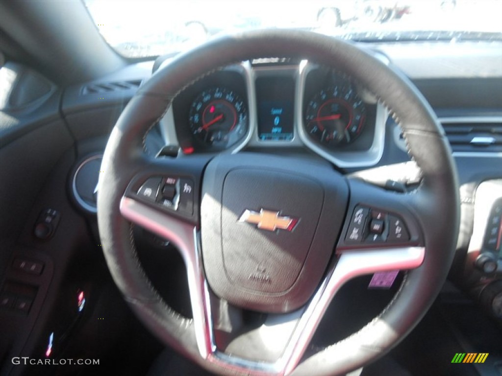 2014 Camaro LT Coupe - Black / Black photo #6