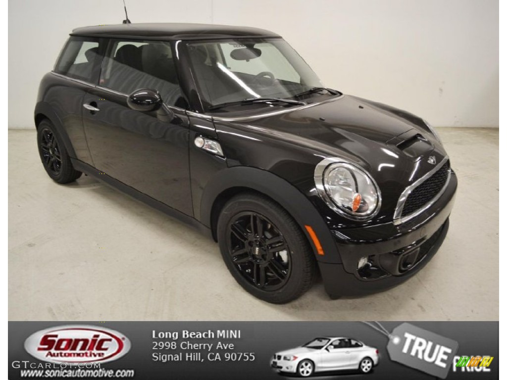 2013 Cooper S Hardtop - Midnight Black Metallic / Carbon Black photo #1