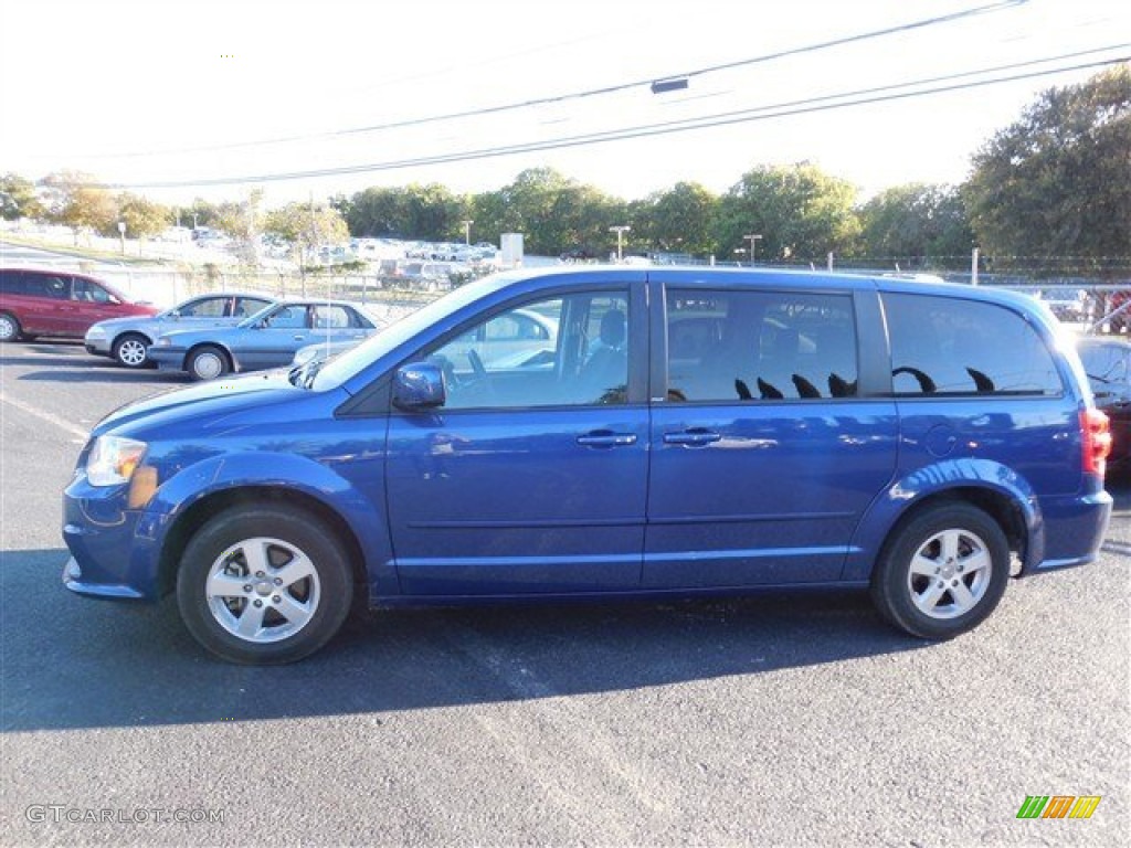 2011 Grand Caravan Mainstreet - Deep Water Blue Pearl / Black/Light Graystone photo #6