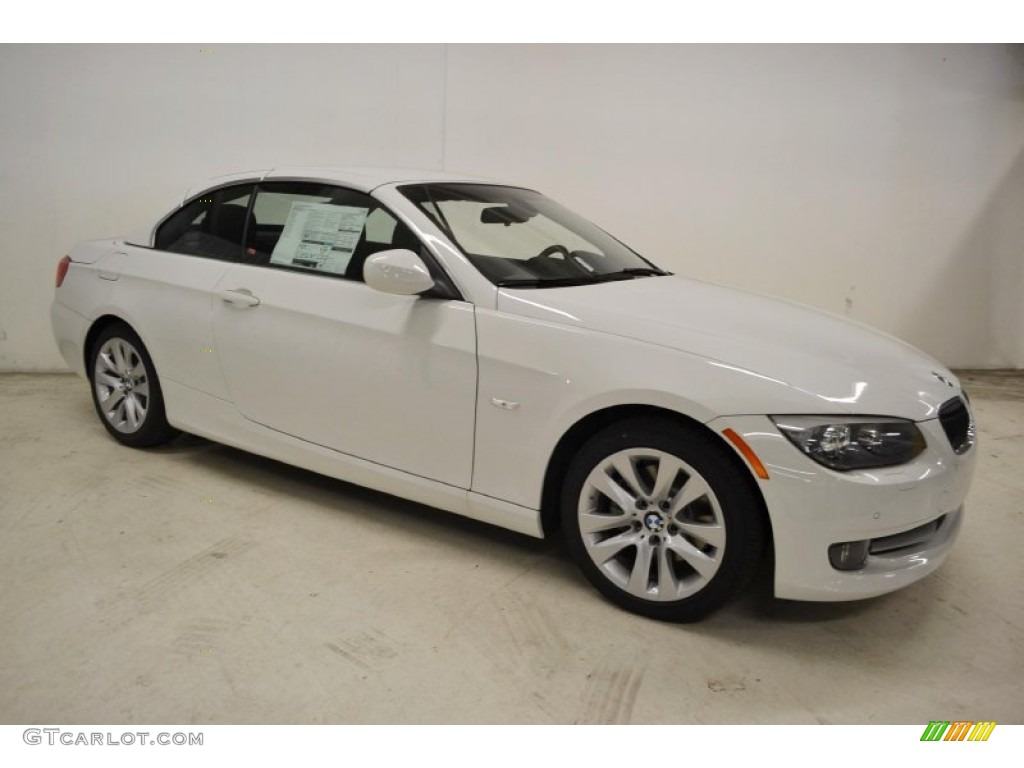 2013 3 Series 328i Convertible - Alpine White / Black photo #2