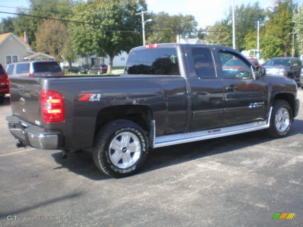 2011 Silverado 1500 LT Extended Cab 4x4 - Taupe Gray Metallic / Ebony photo #7