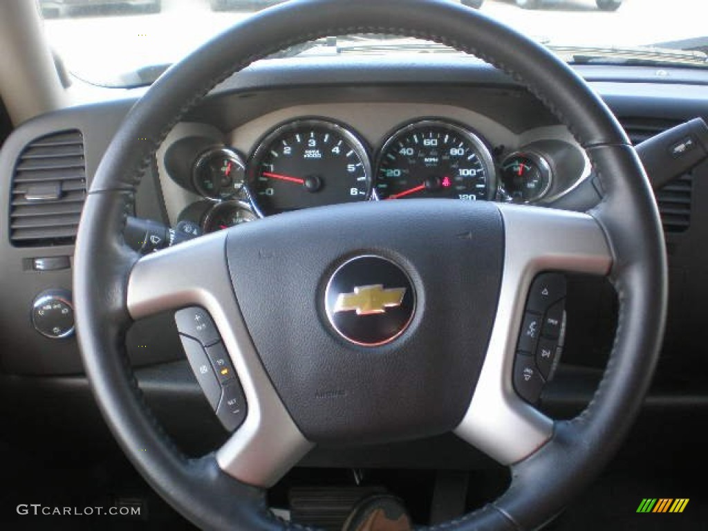 2011 Silverado 1500 LT Extended Cab 4x4 - Taupe Gray Metallic / Ebony photo #18