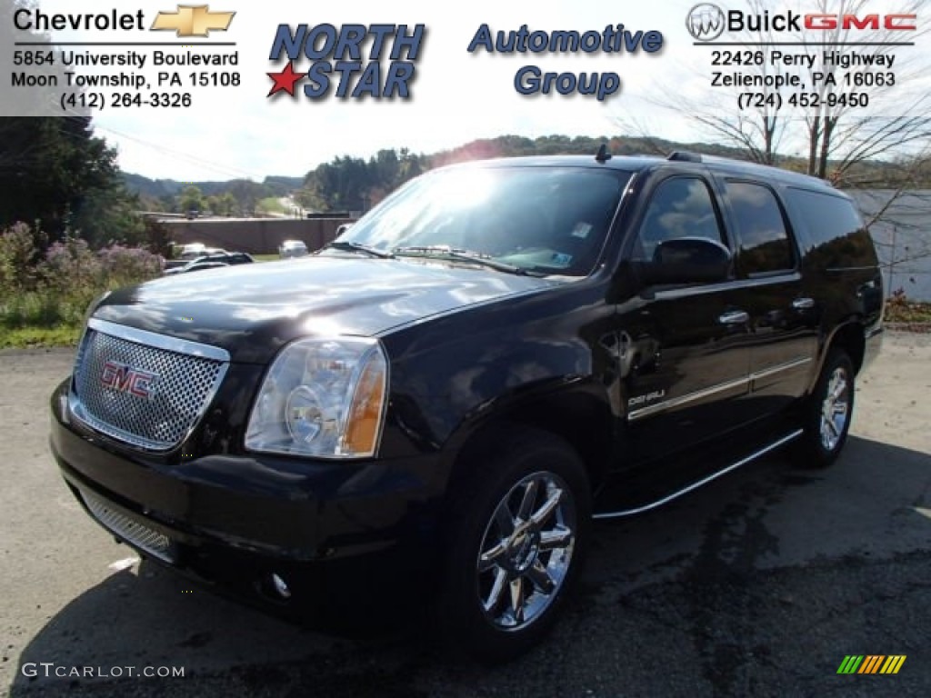 2014 Yukon XL Denali AWD - Onyx Black / Ebony photo #1