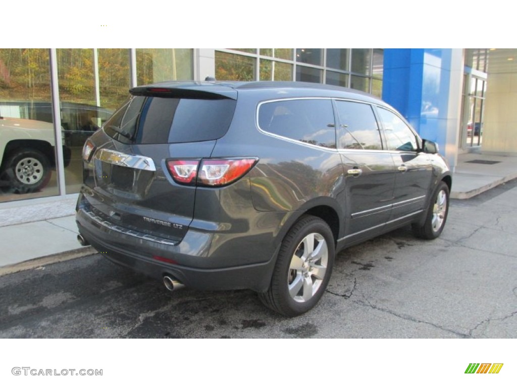 2014 Traverse LTZ AWD - Cyber Grey Metallic / Ebony photo #4