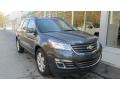 2014 Cyber Grey Metallic Chevrolet Traverse LTZ AWD  photo #10