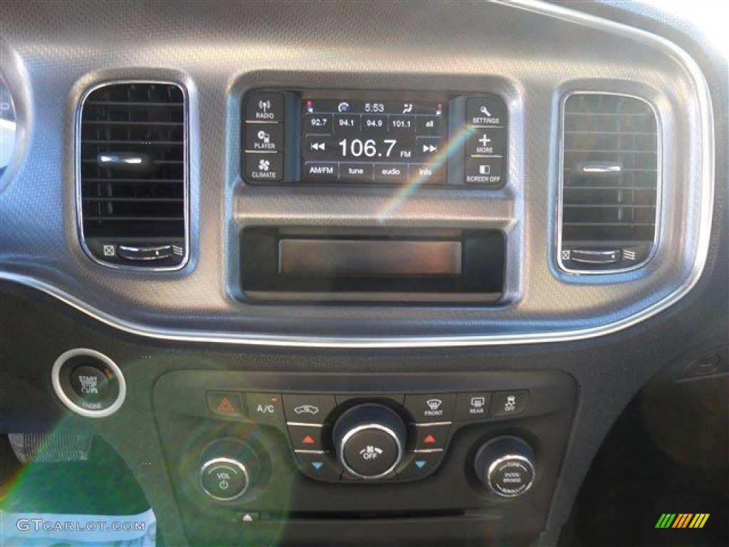 2013 Charger SE - Billet Silver / Black/Light Frost Beige photo #19