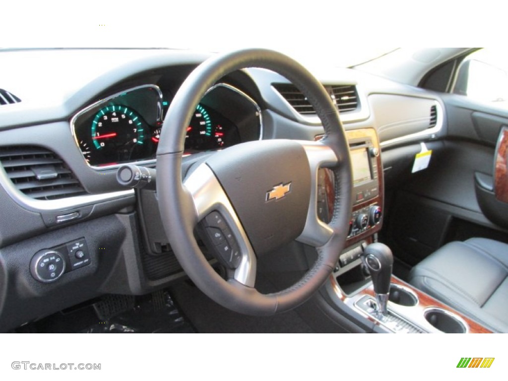 2014 Traverse LTZ AWD - Cyber Grey Metallic / Ebony photo #16