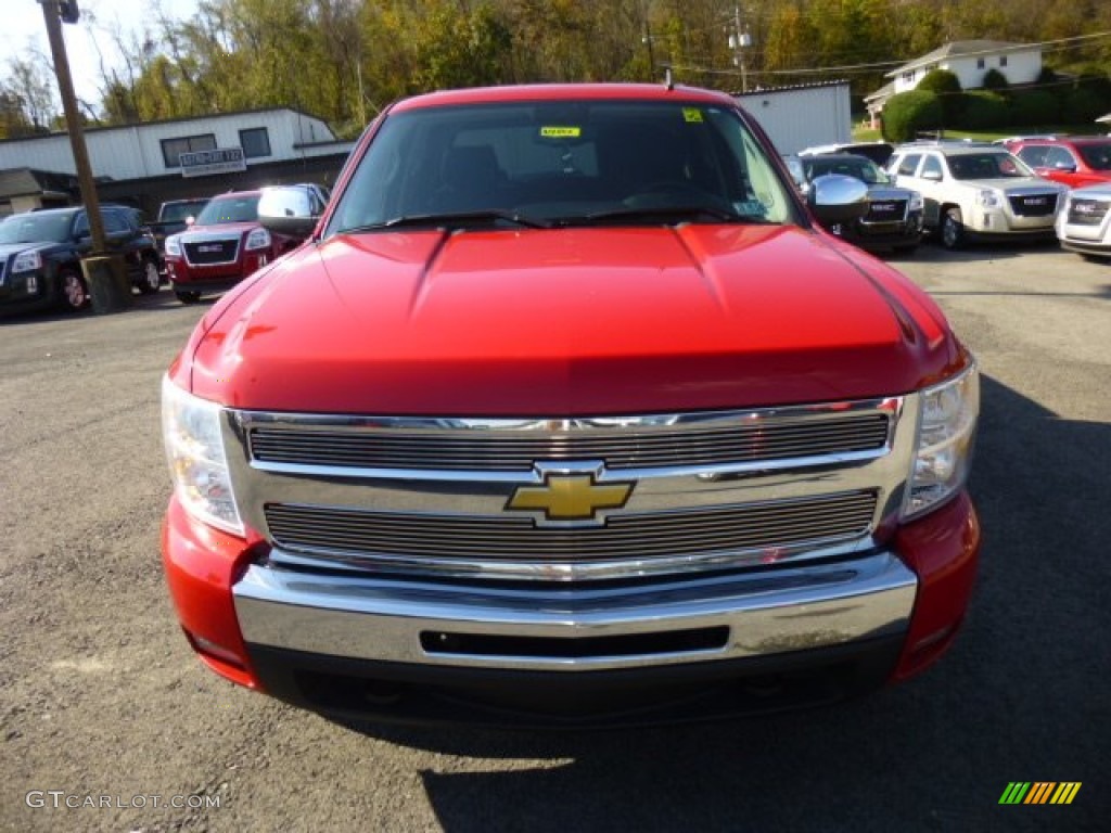 2010 Silverado 1500 LT Crew Cab 4x4 - Victory Red / Ebony photo #2