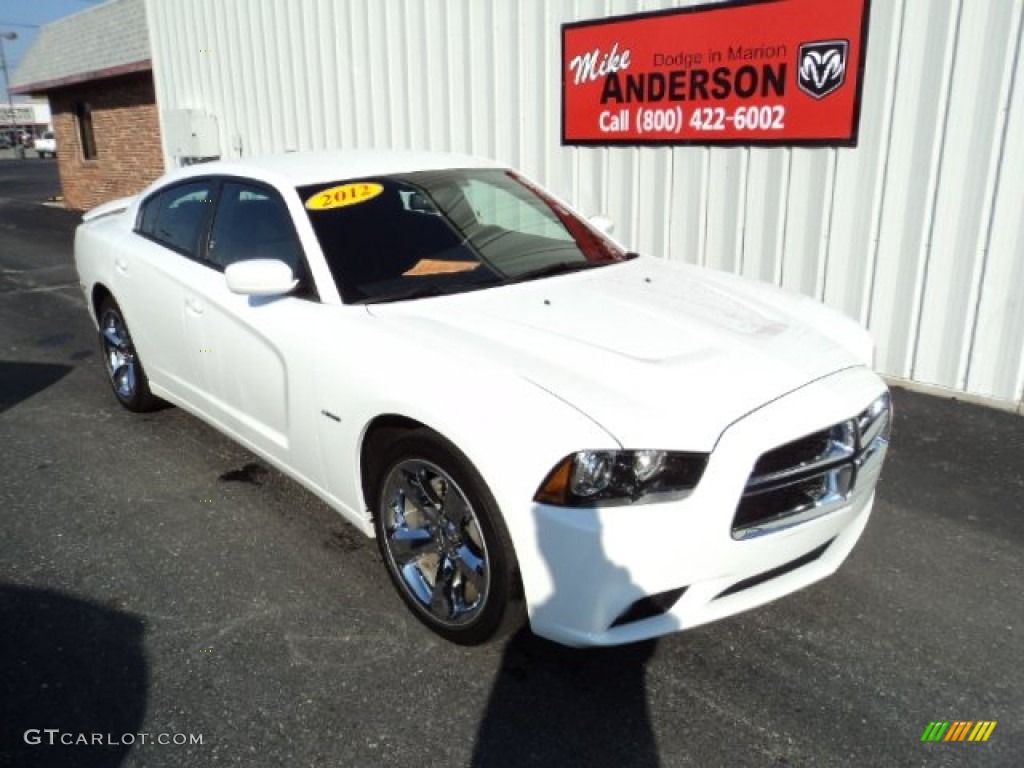 2012 Charger R/T - Bright White / Black photo #1