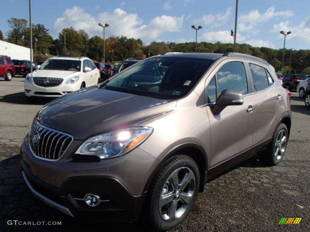 Cocoa Silver Metallic 2014 Buick Encore Convenience AWD Exterior Photo #86993297