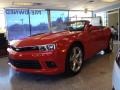 2014 Red Hot Chevrolet Camaro SS/RS Convertible  photo #1