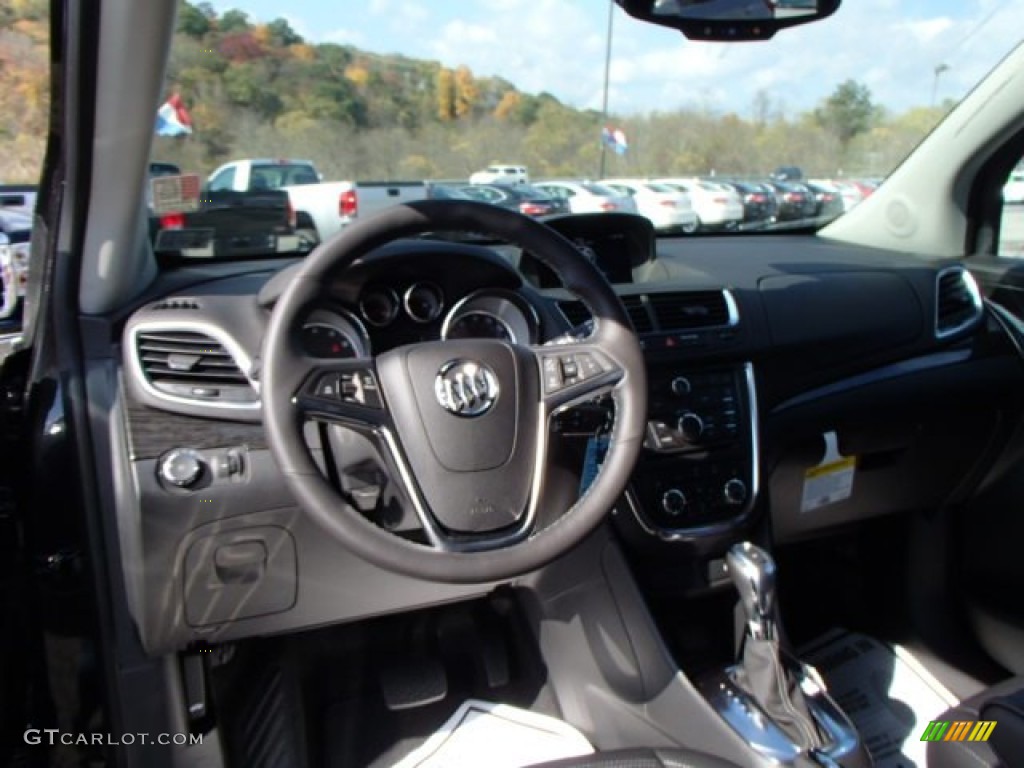 2014 Buick Encore Leather AWD Ebony Dashboard Photo #86995378