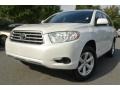 2009 Blizzard White Pearl Toyota Highlander   photo #1