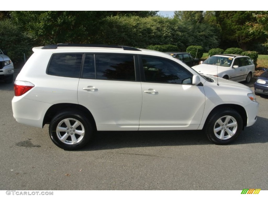 2009 Highlander  - Blizzard White Pearl / Ash photo #6