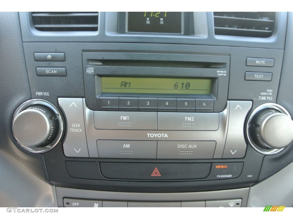 2009 Highlander  - Blizzard White Pearl / Ash photo #15