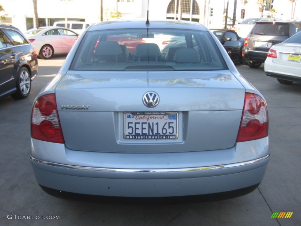 2003 Passat GLS Sedan - Reflex Silver Metallic / Grey photo #3