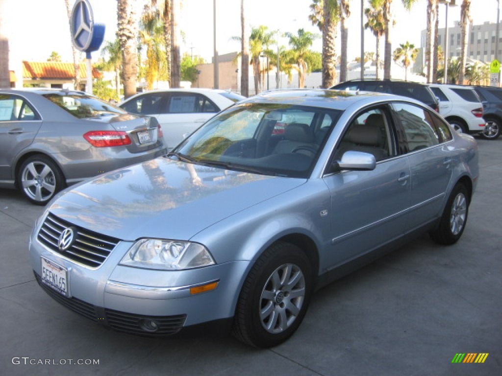 2003 Passat GLS Sedan - Reflex Silver Metallic / Grey photo #5