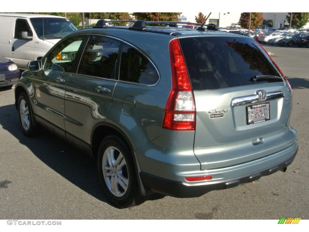 2011 CR-V EX-L 4WD - Opal Sage Metallic / Ivory photo #4