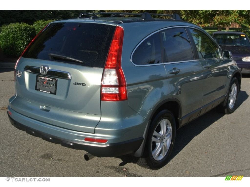 2011 CR-V EX-L 4WD - Opal Sage Metallic / Ivory photo #5