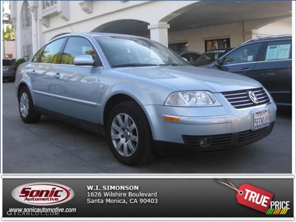 2003 Passat GLS Sedan - Reflex Silver Metallic / Grey photo #26