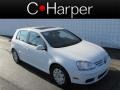 Candy White 2009 Volkswagen Rabbit 4 Door