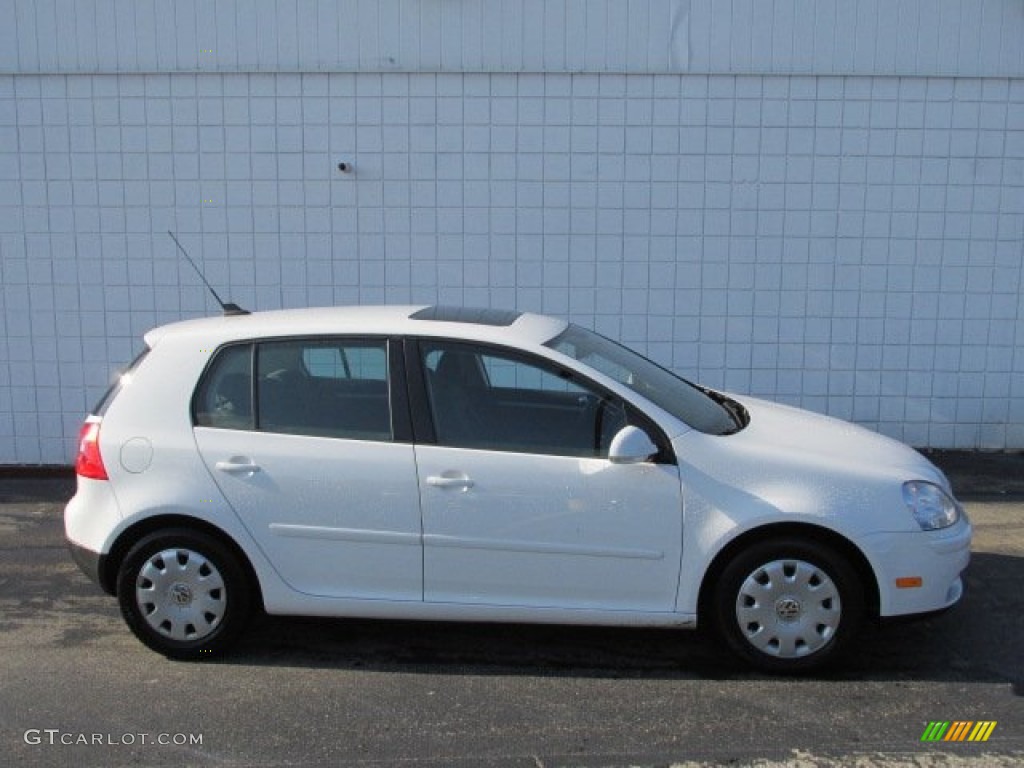 Candy White 2009 Volkswagen Rabbit 4 Door Exterior Photo #86997725
