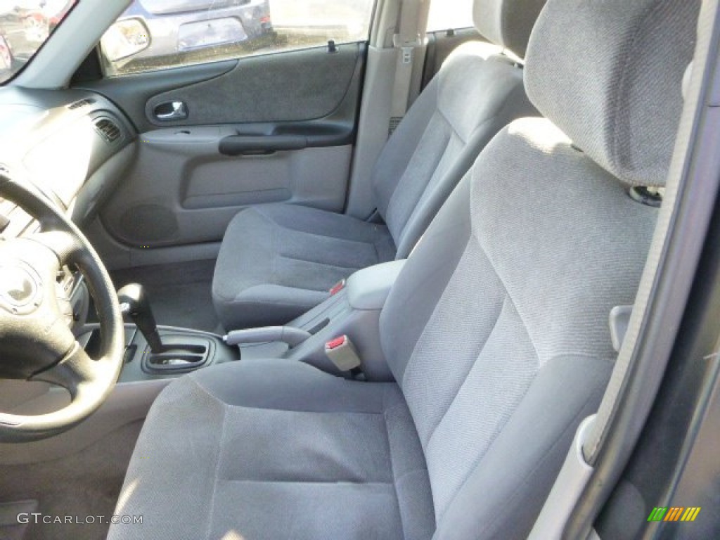 2002 Protege LX - Sunlight Silver Metallic / Off Black photo #8