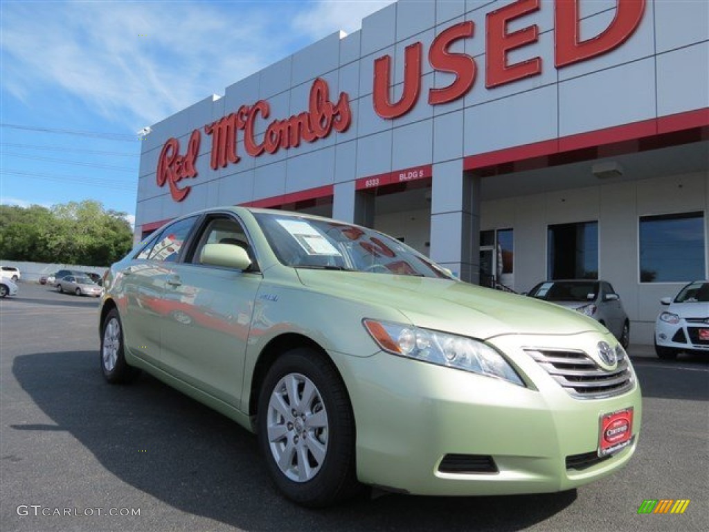 2009 Camry Hybrid - Jasper Pearl / Bisque photo #1