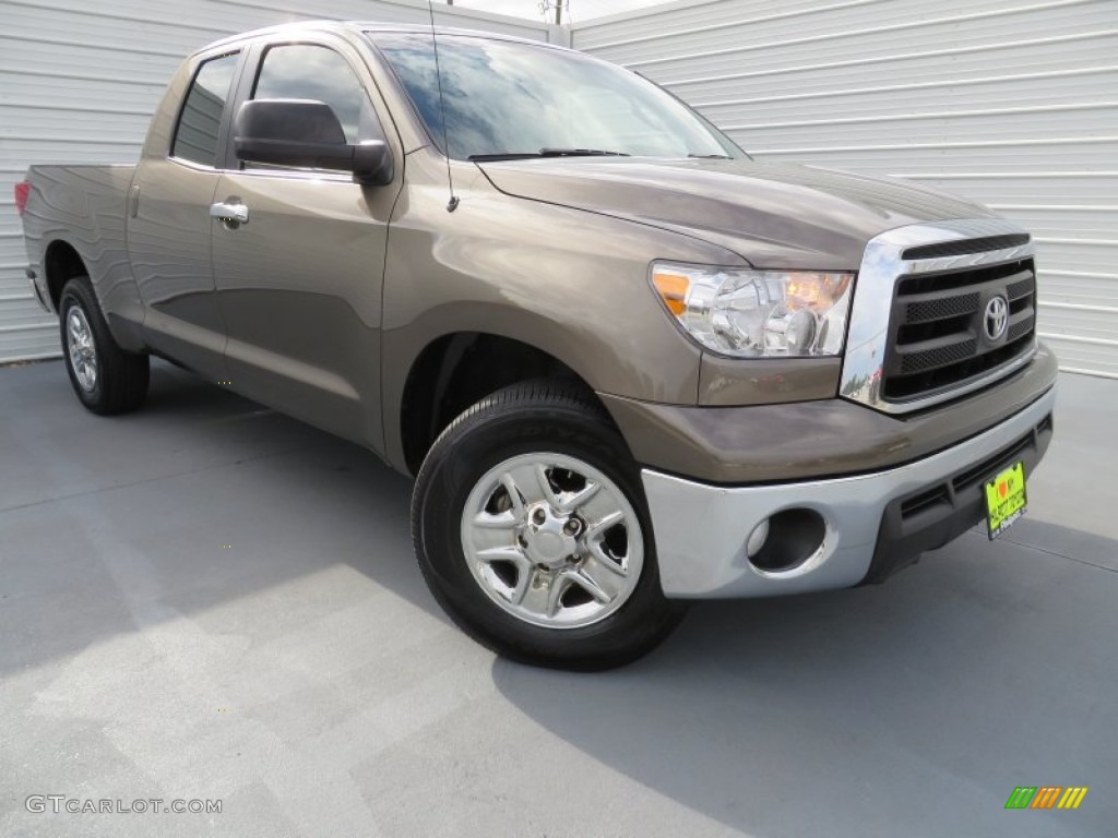 2010 Tundra Double Cab - Pyrite Brown Mica / Graphite Gray photo #2