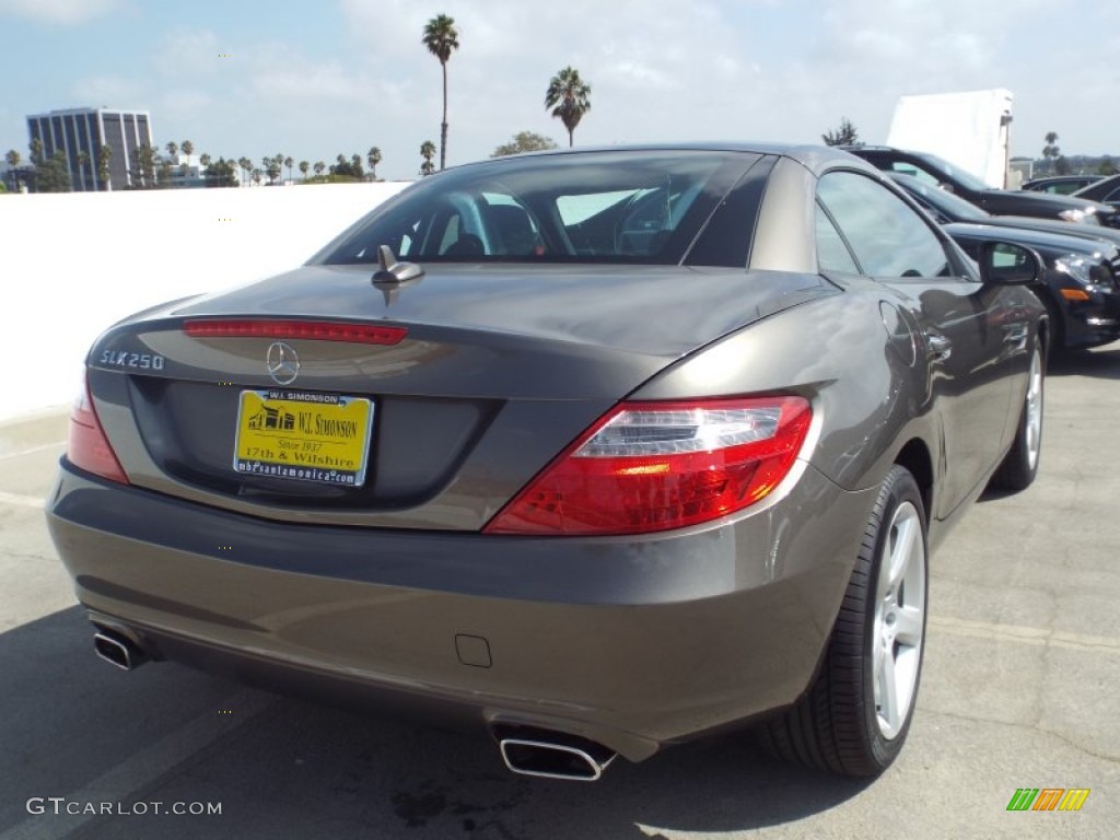 2014 SLK 250 Roadster - Indium Grey Metallic / Black photo #8