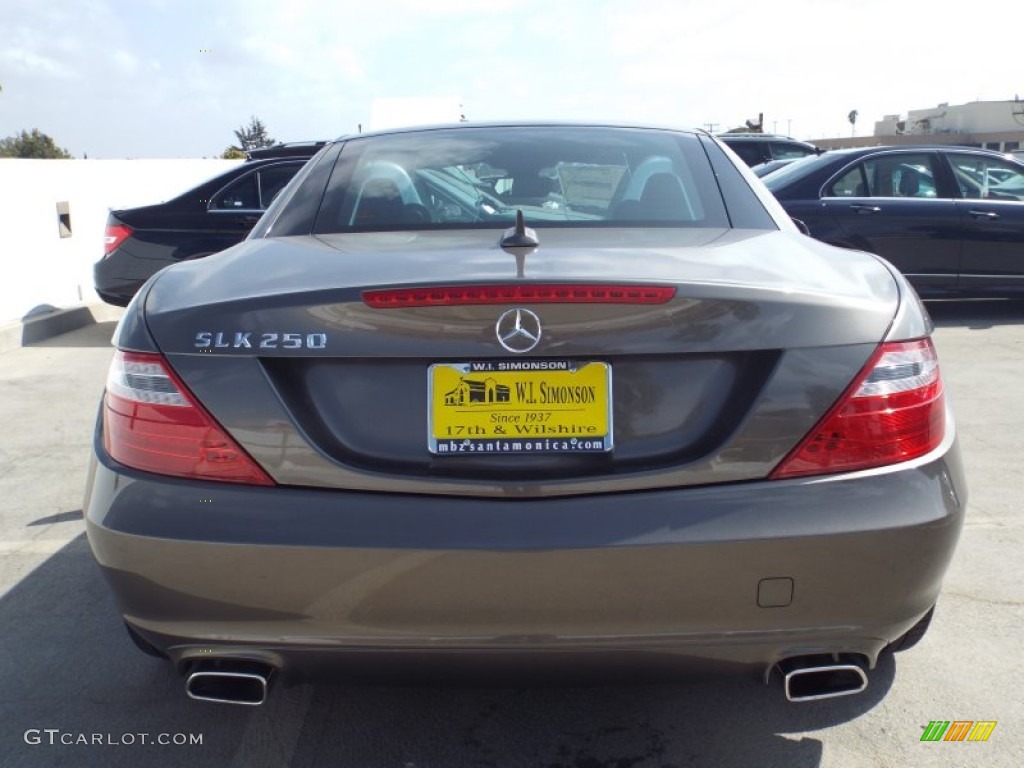 2014 SLK 250 Roadster - Indium Grey Metallic / Black photo #9