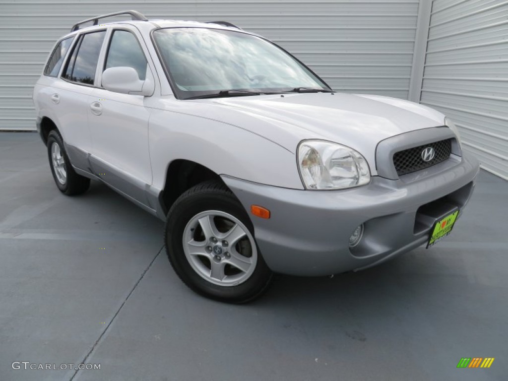2004 Santa Fe GLS - Nordic White / Gray photo #1