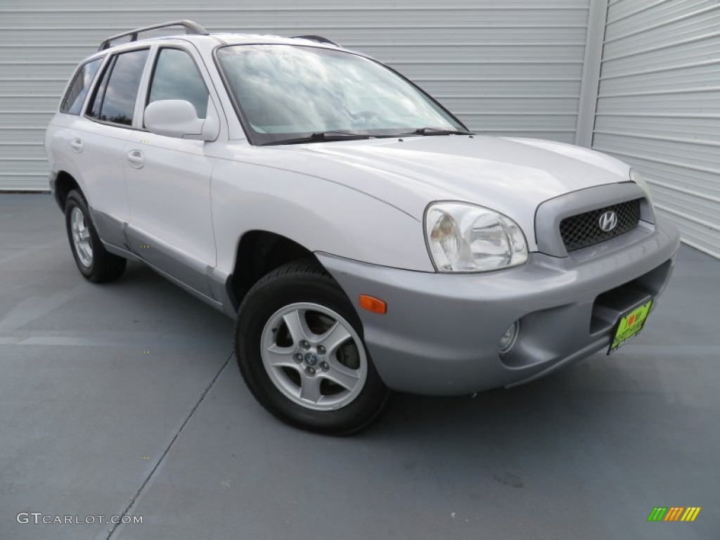 2004 Santa Fe GLS - Nordic White / Gray photo #2