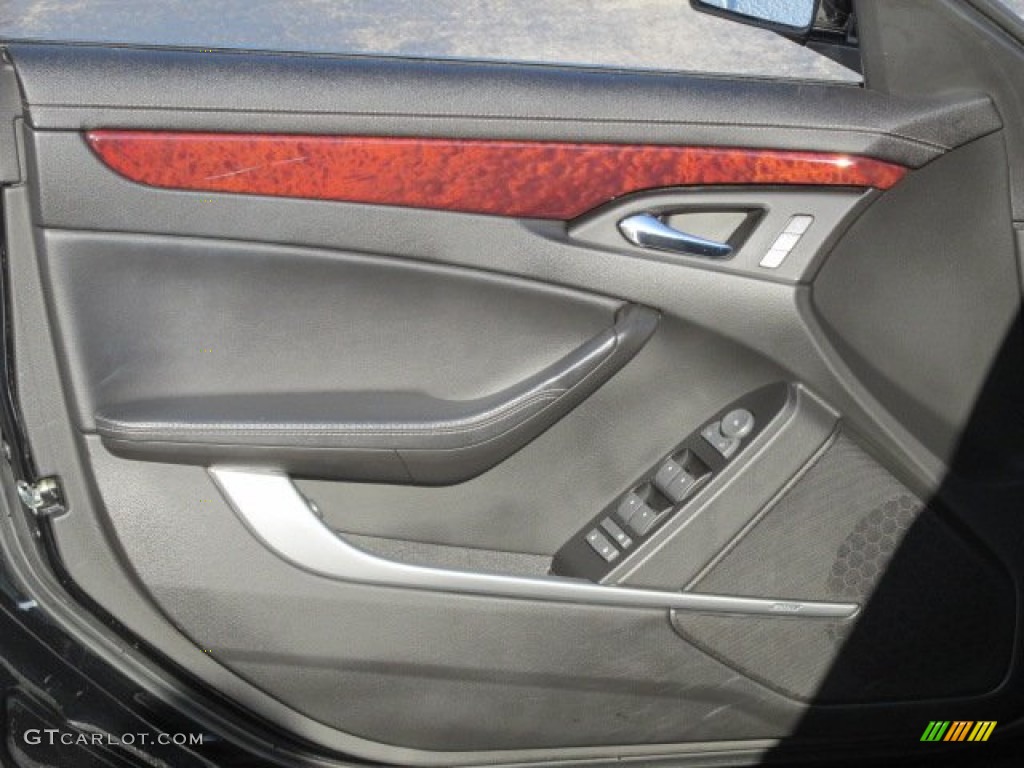 2012 Cadillac CTS 4 3.6 AWD Sedan Ebony/Ebony Door Panel Photo #87000980
