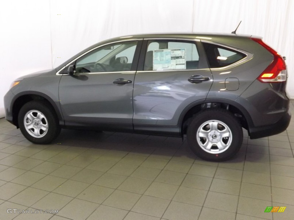 Polished Metal Metallic 2014 Honda CR-V LX AWD Exterior Photo #87002250