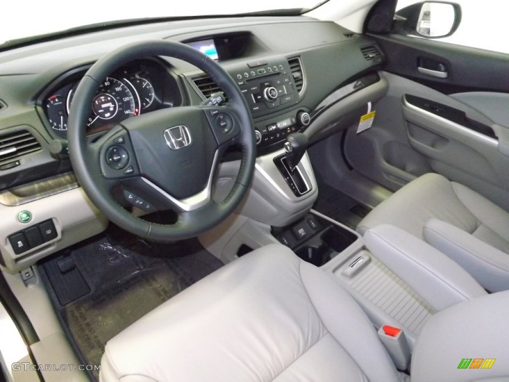 Gray Interior 2014 Honda CR-V EX-L Photo #87003959