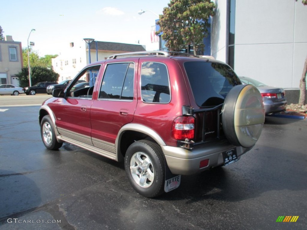 2002 Sportage 4x4 - Pepper Red / Gray photo #5