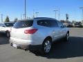 2011 Silver Ice Metallic Chevrolet Traverse LTZ AWD  photo #6